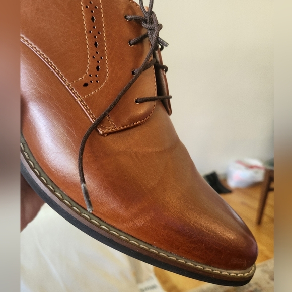 Men's Bruno Marc Dress Career Shoes LEATHER oxford Lace Up SIZ3 11 Excellent - Picture 2 of 16